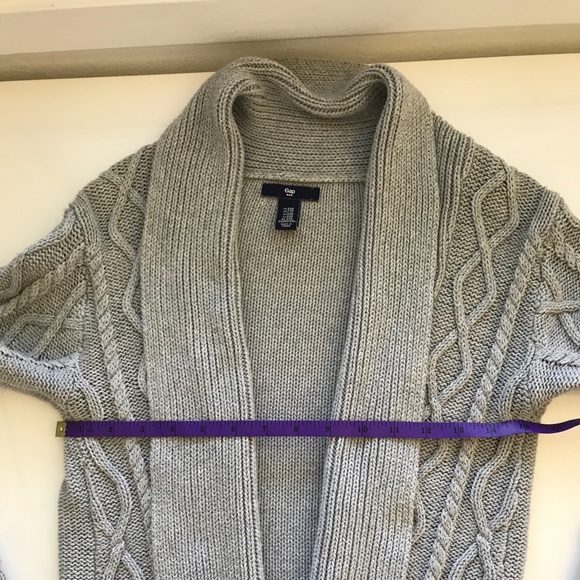 Gap knit gray cardigan sweater - Picture 11 of 12